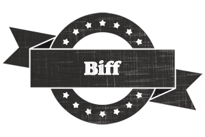 Biff grunge logo