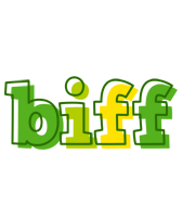 Biff juice logo