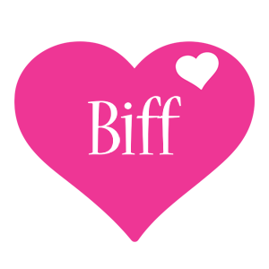 Biff love-heart logo