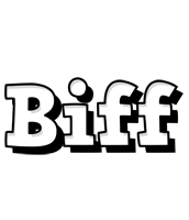 Biff snowing logo