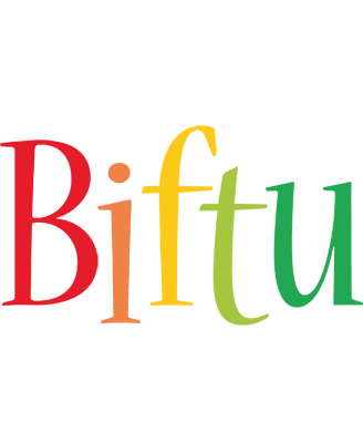 Biftu birthday logo