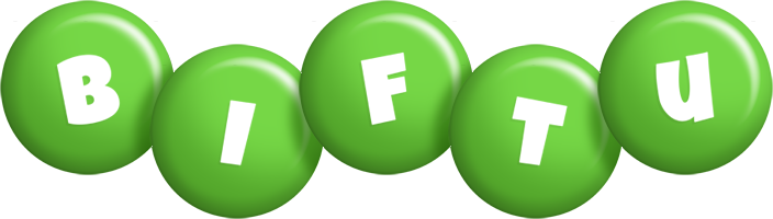 Biftu candy-green logo