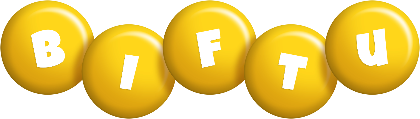 Biftu candy-yellow logo