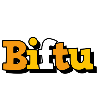 Biftu cartoon logo