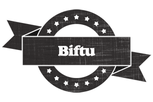 Biftu grunge logo