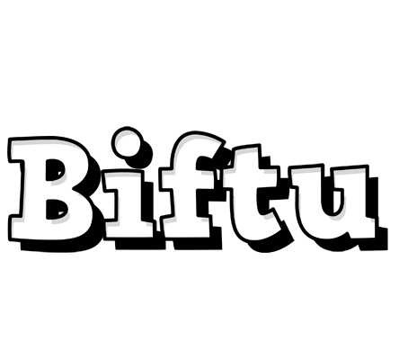 Biftu snowing logo