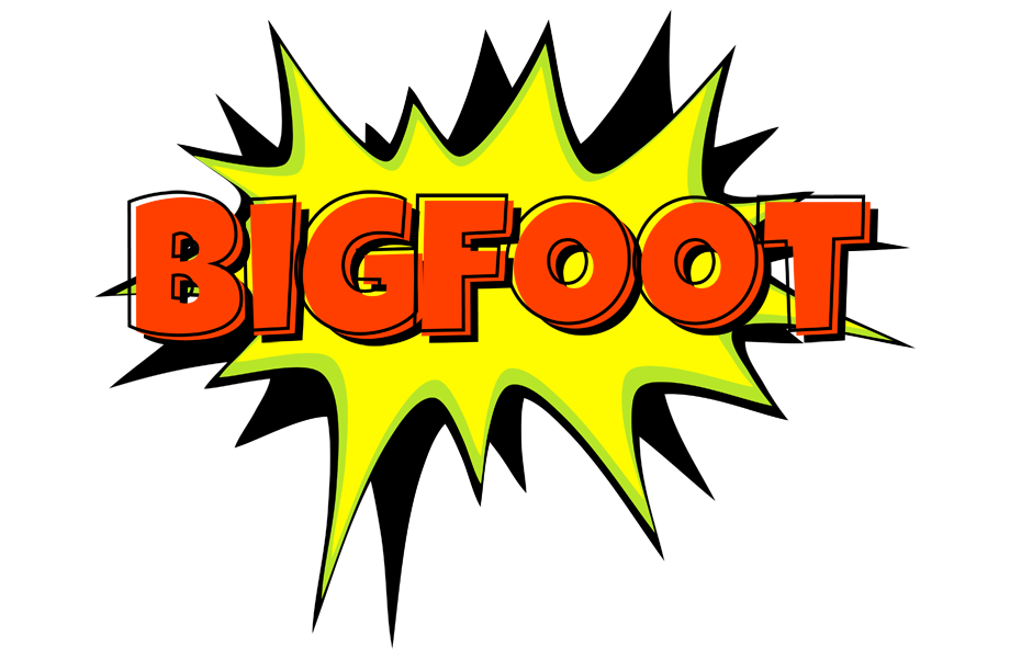 BIGFOOT logo effect. Colorful text effects in various flavors. Customize your own text here: https://www.textgiraffe.com/logos/bigfoot/