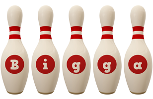 Bigga bowling-pin logo