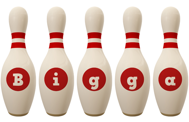 Bigga bowling-pin logo