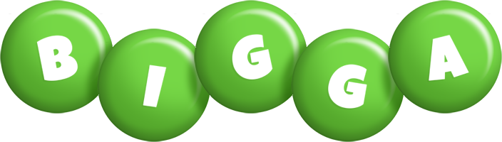 Bigga candy-green logo