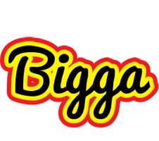 Bigga flaming logo
