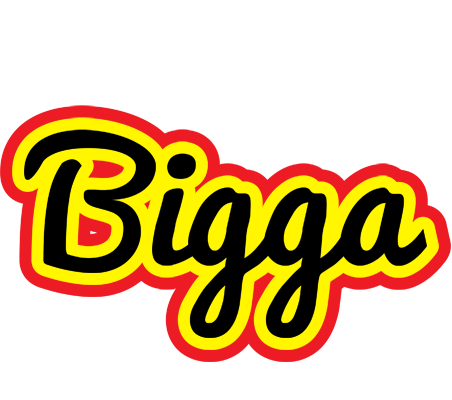 Bigga flaming logo