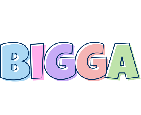 Bigga pastel logo
