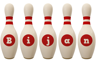 Bijan bowling-pin logo