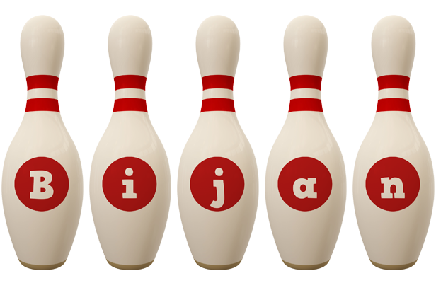 Bijan bowling-pin logo