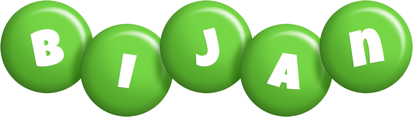 Bijan candy-green logo
