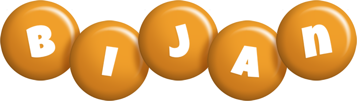 Bijan candy-orange logo