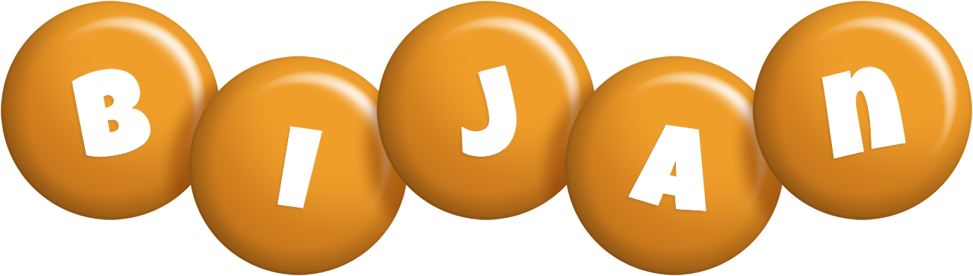 Bijan candy-orange logo