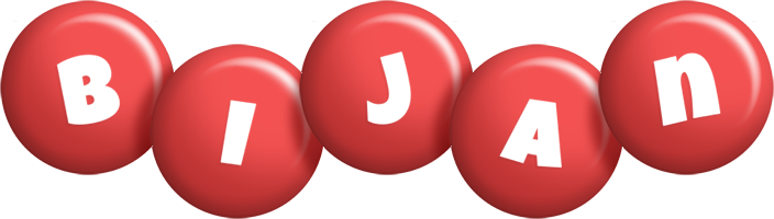 Bijan candy-red logo