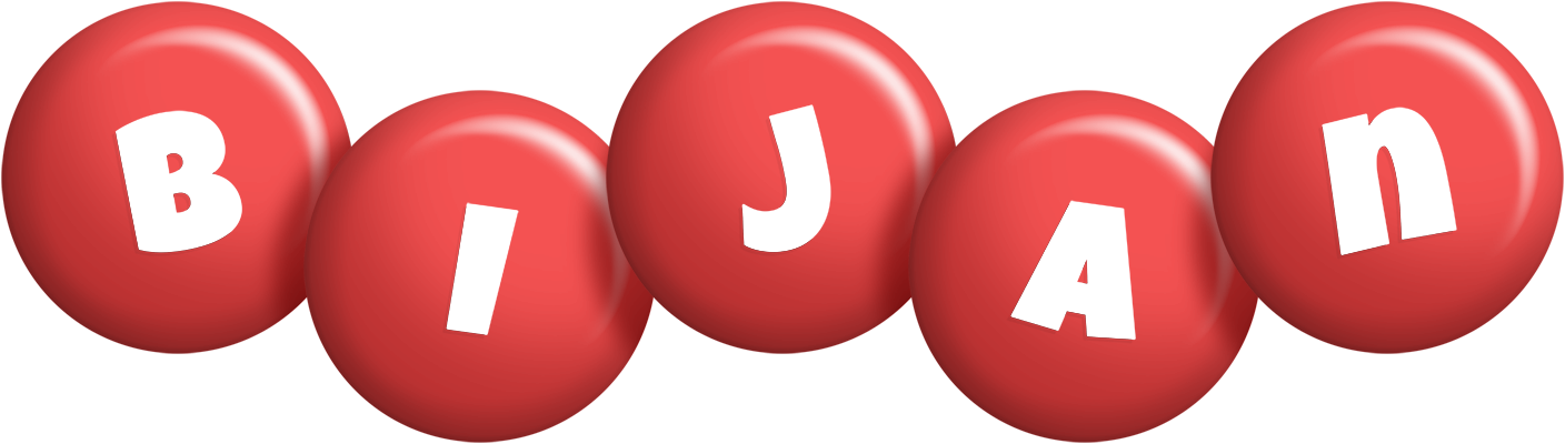Bijan candy-red logo