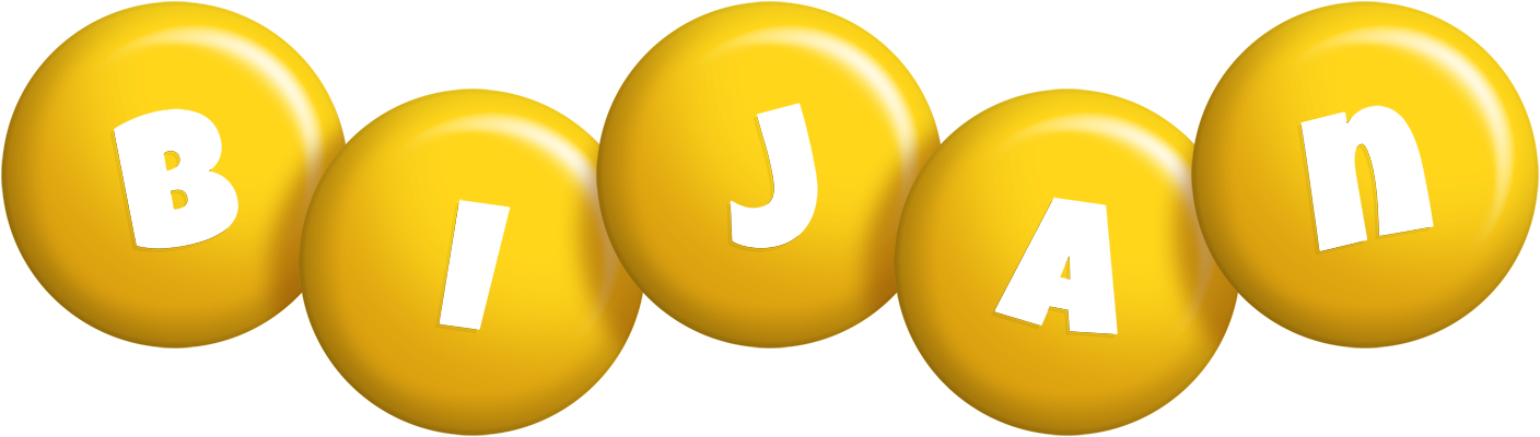 Bijan candy-yellow logo