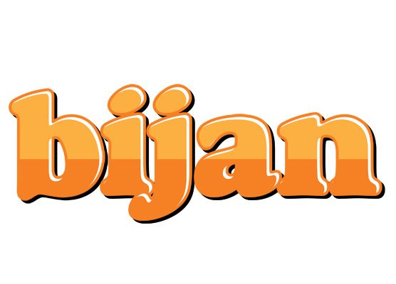 Bijan orange logo