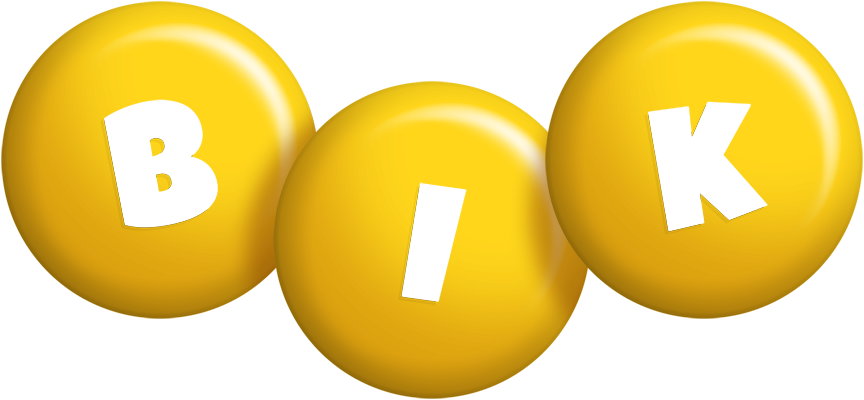 Bik candy-yellow logo