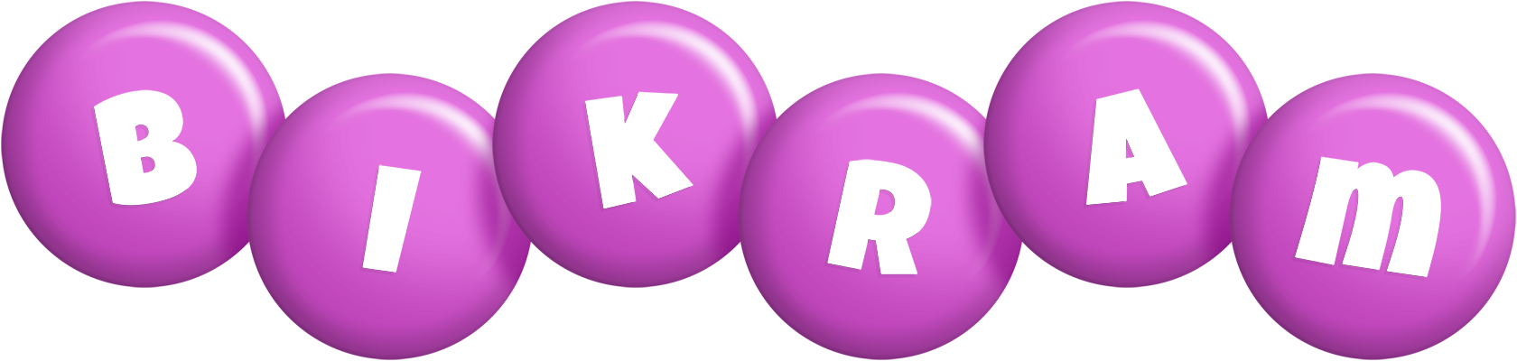 Bikram candy-purple logo