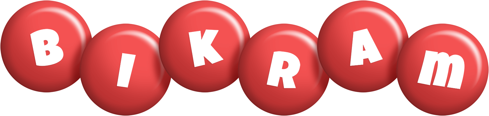 Bikram candy-red logo