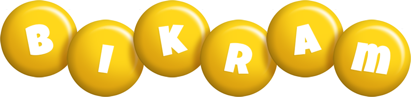 Bikram candy-yellow logo