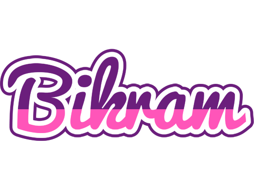 Bikram cheerful logo