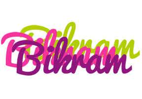 Bikram flowers logo