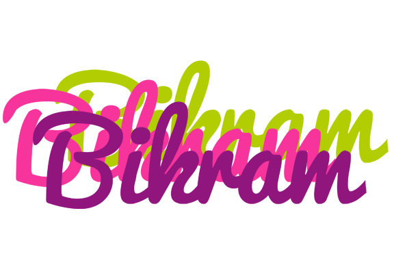 Bikram flowers logo