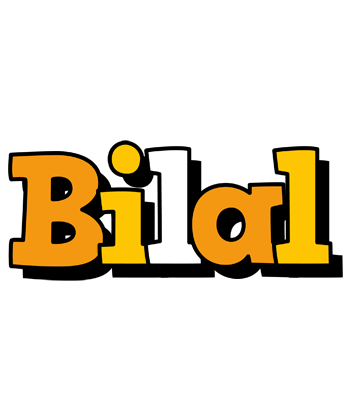 Bilal cartoon logo