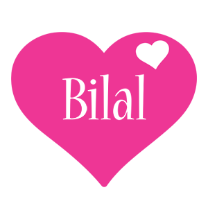 Bilal love-heart logo