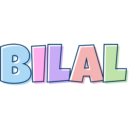 Bilal pastel logo