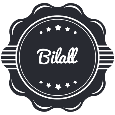 Bilall badge logo
