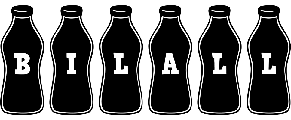 Bilall bottle logo