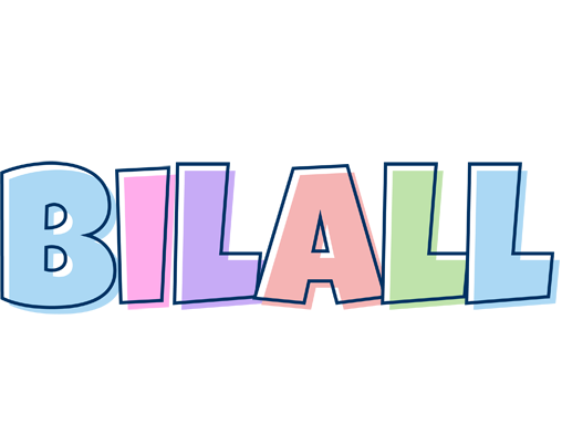 Bilall pastel logo