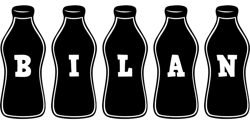 Bilan bottle logo