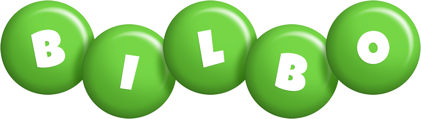 Bilbo candy-green logo