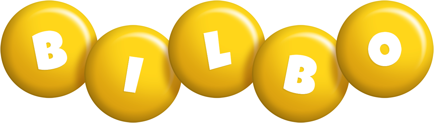 Bilbo candy-yellow logo