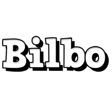 Bilbo snowing logo