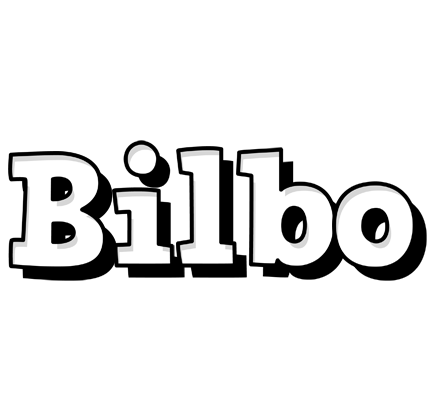 Bilbo snowing logo