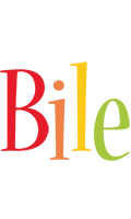 Bile birthday logo