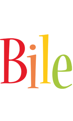 Bile birthday logo