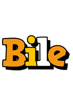 Bile cartoon logo