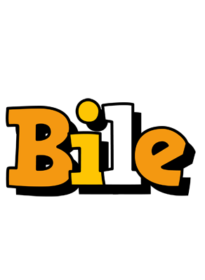 Bile cartoon logo