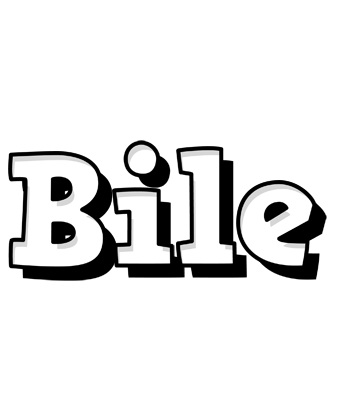 Bile snowing logo