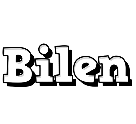 Bilen snowing logo